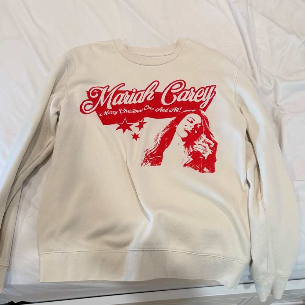 Mariah Carey Cream Sweatshirt